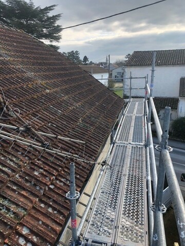 Renovation d'une toiture à Bergerac