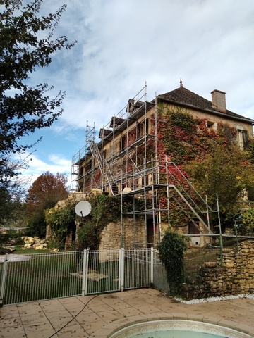 De Jabrun et Fils : Rénovation couverture d'un manoir à St Marcel du Périgord