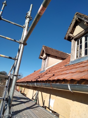 De Jabrun et Fils : Rénovation couverture d'un manoir à St Marcel du Périgord