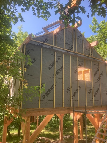 Cabane en bois  surélevée- De Jabrun et fils - Vergt