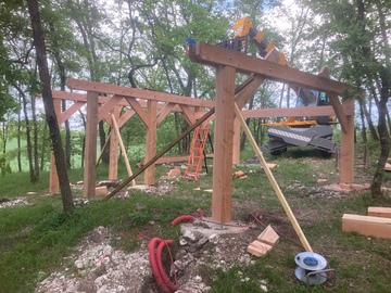 Cabane surélevée en bois- De Jabrun et fils - Vergt