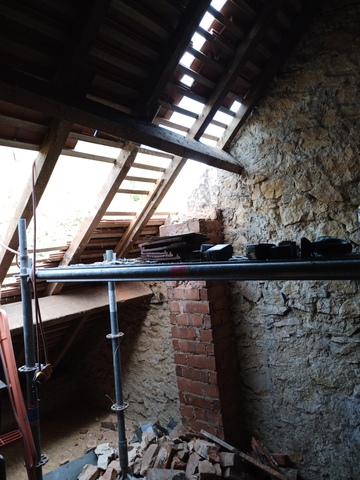 Dernière réalisation : rénovation de toiture 